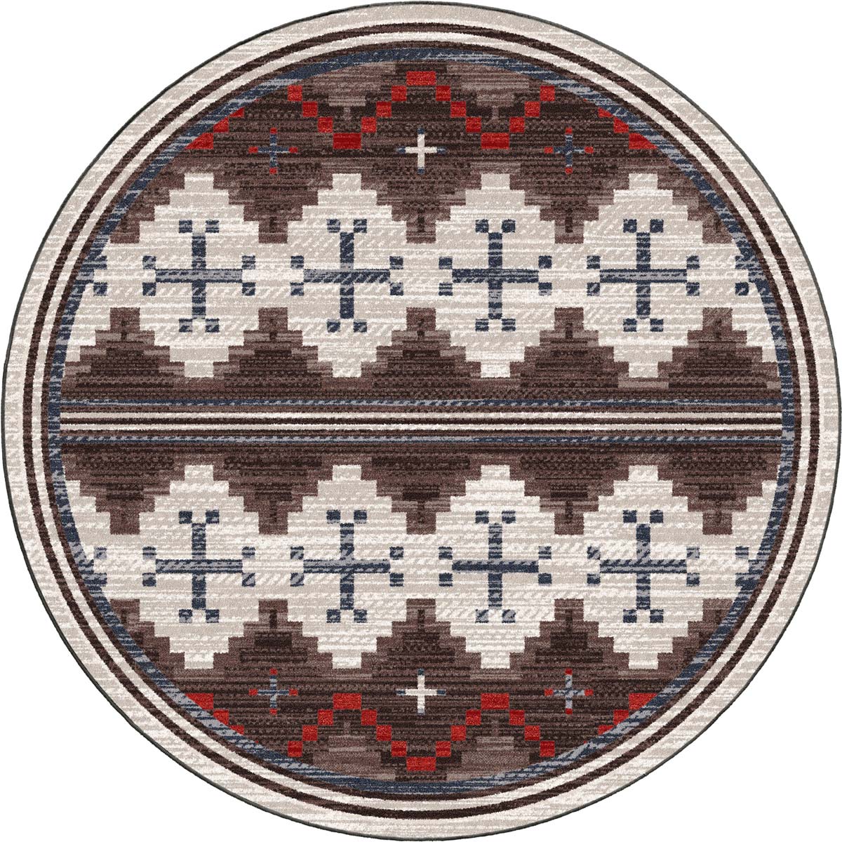 Pathways - Dusty Brown Western Rug