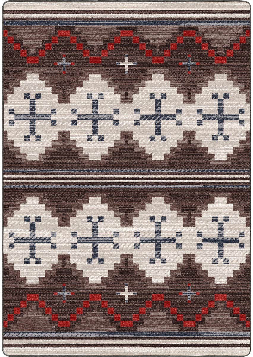 Pathways - Dusty Brown Western Rug