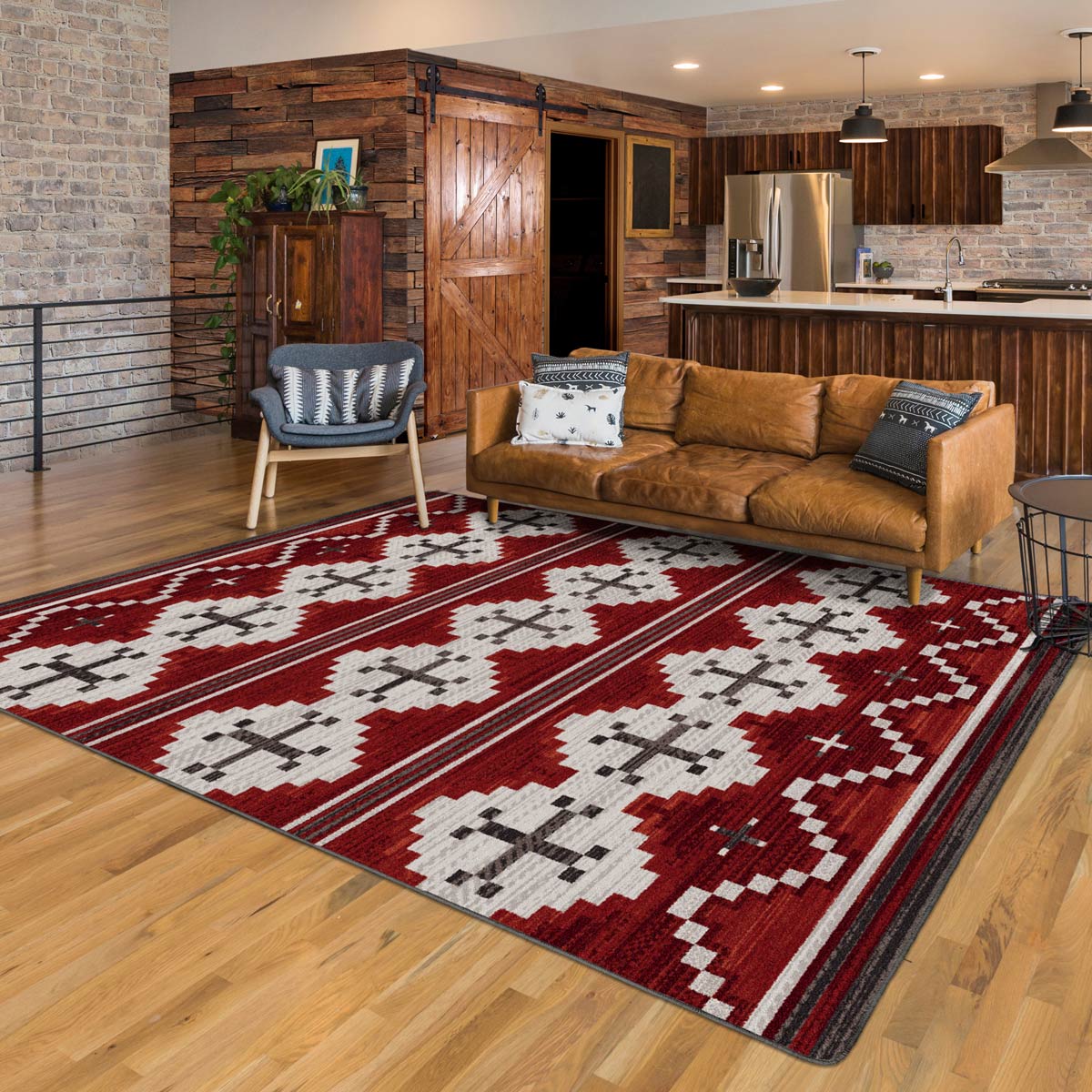 Pathways - Red Western Rug