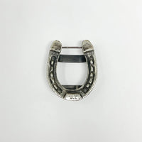 Western Horseshoe Scarf Slide