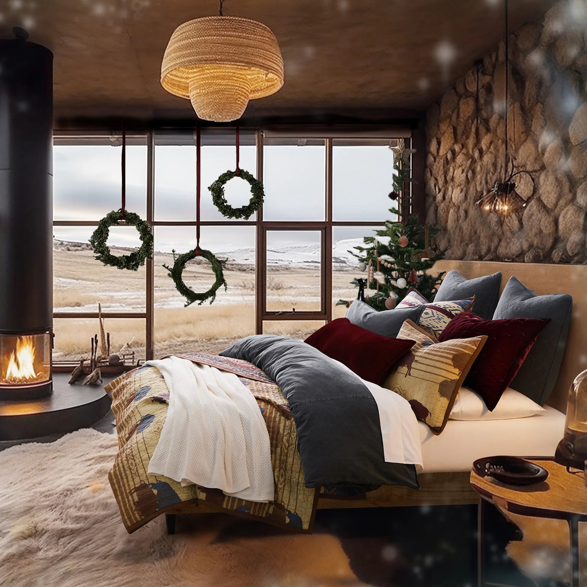 Home On The Range Reversible Quilt Set