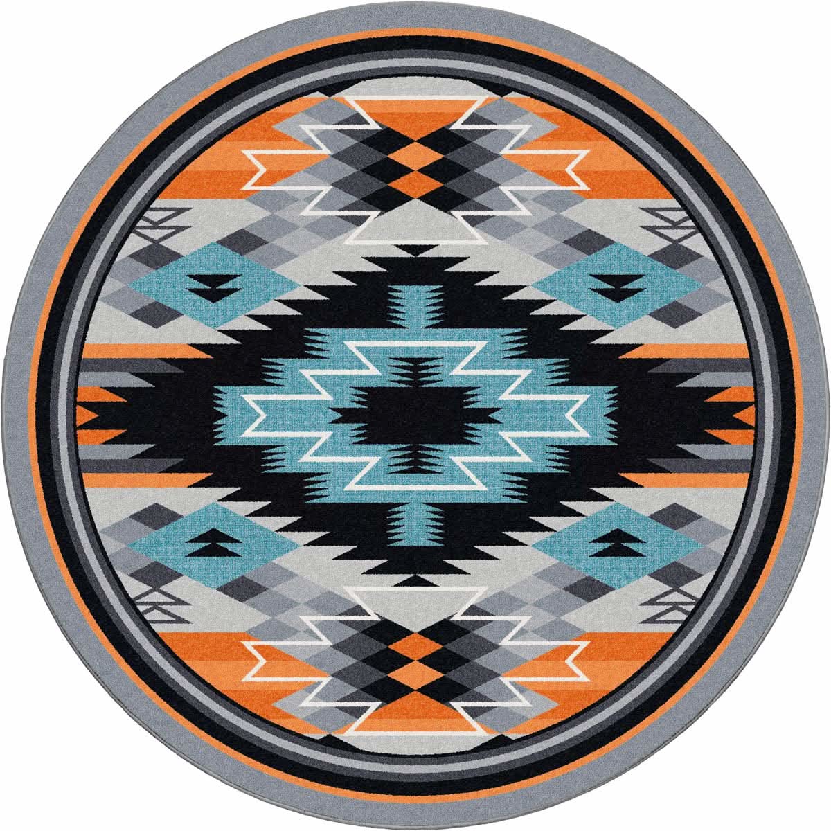 Radio Waves - Fire Rug