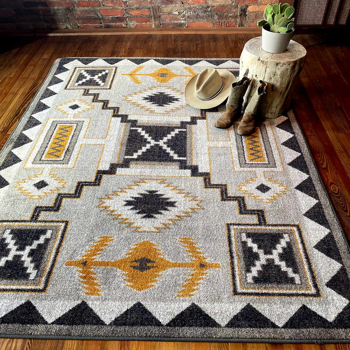 Rain Giver - Obsidian Western Rug