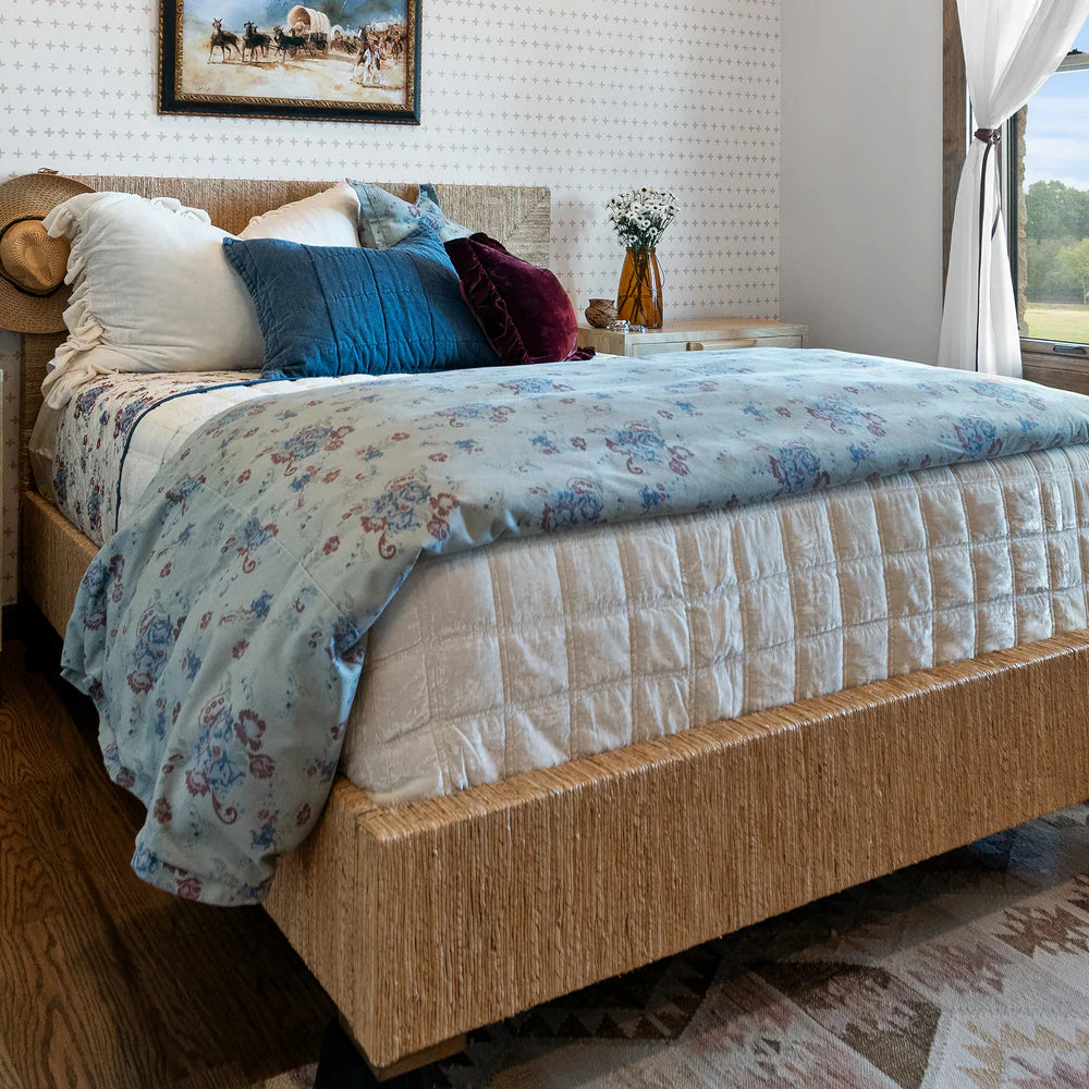 Tasha Polizzi Rosabel Washed Denim Bedding Set