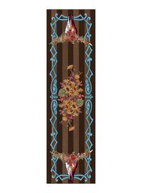 Ruiz Floral Longhorn - Chocolate