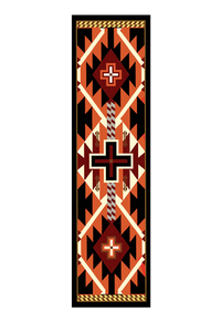 Rustic Cross - Black
