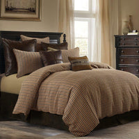 Highland Lodge Suede Buckle Detailed Lumbar Pillow