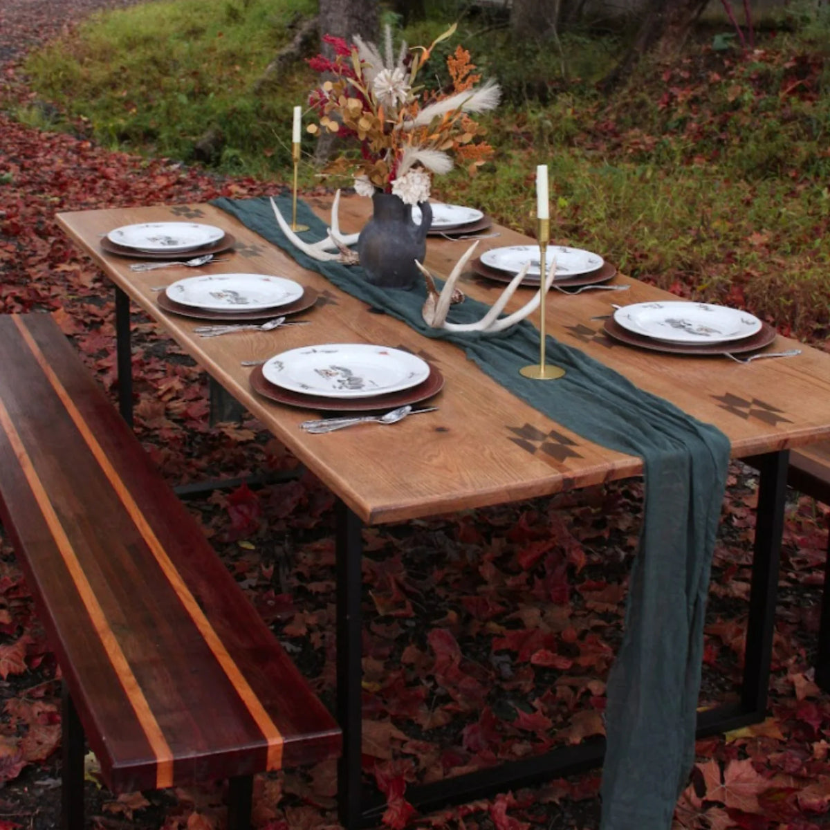 Painted Ranch Life 16pc Ceramic Dinnerware Set