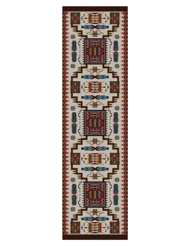 Storm Pattern Rustic Area Rug