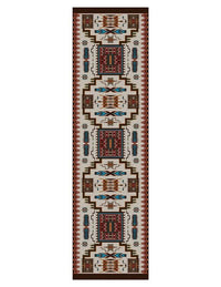 Storm Pattern Rustic Area Rug