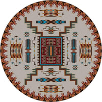 Storm Pattern Rustic Area Rug