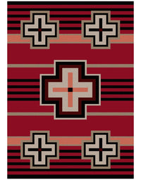 Bounty Red American Dakota Rug