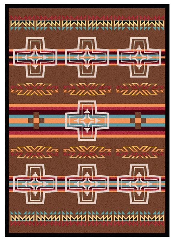 Canyon Cross southwestern rug