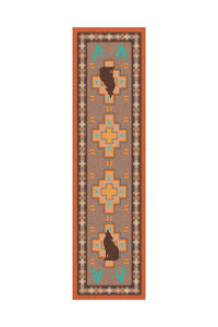 Howl at the Moon Southwest Rug