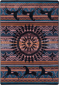 Ghost Rider Plum Southwest Rug