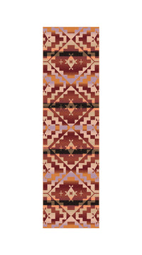 Life Path - Fire Aztec Rug Runner