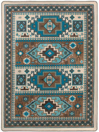 Indigo Turquoise American Dakota rug