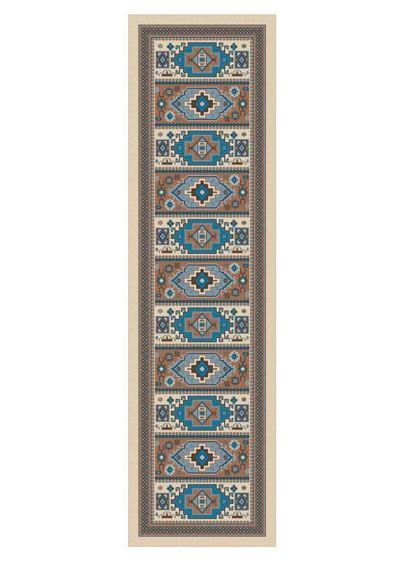 Indigo Turquoise American Dakota rug
