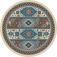 Indigo Turquoise American Dakota rug