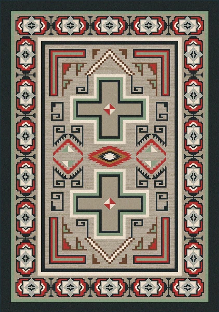 Sawtooth - Raincloud Rug