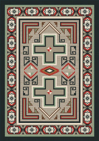 Sawtooth - Raincloud Rug