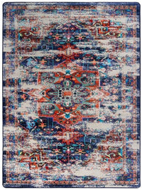 Persia - Distressed Wildflower Antiqued Rug