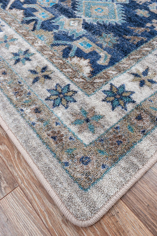 Persian Version - Dusk Blue Turquoise Rug