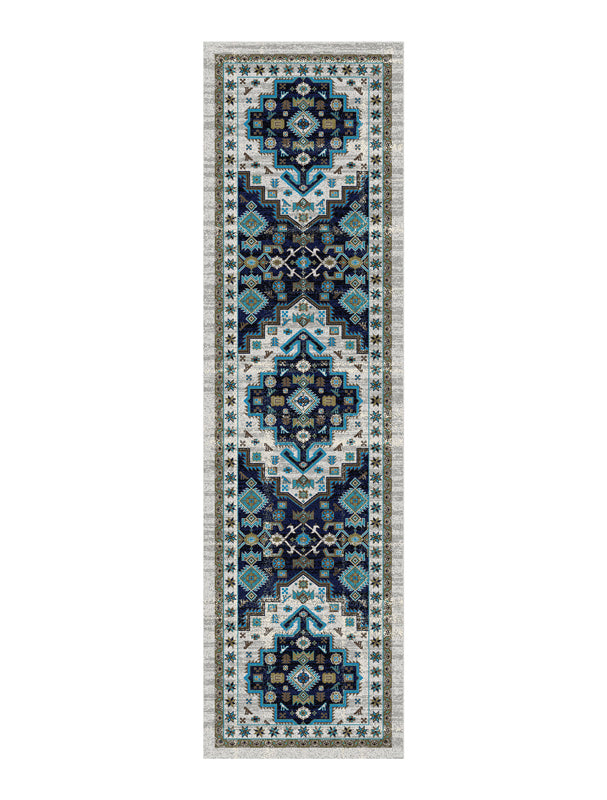 Persian Version - Dusk Blue Turquoise Rug