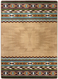 Cinnabar - Tan Southwestern Rug