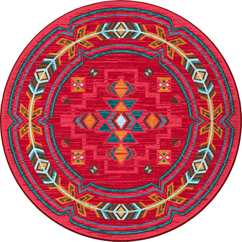 Timber Creek Mercantile | Buckhorn - Red Southwestern Rug4