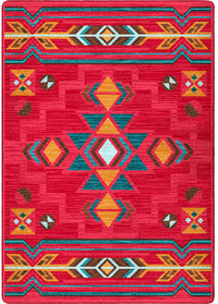 Timber Creek Mercantile | Buckhorn - Red Southwestern Rug