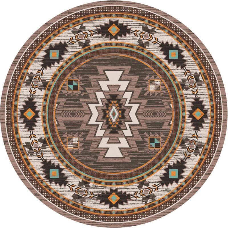 Barrel - Worn Saddle American Dakota Rug