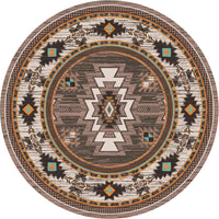 Barrel - Worn Saddle American Dakota Rug