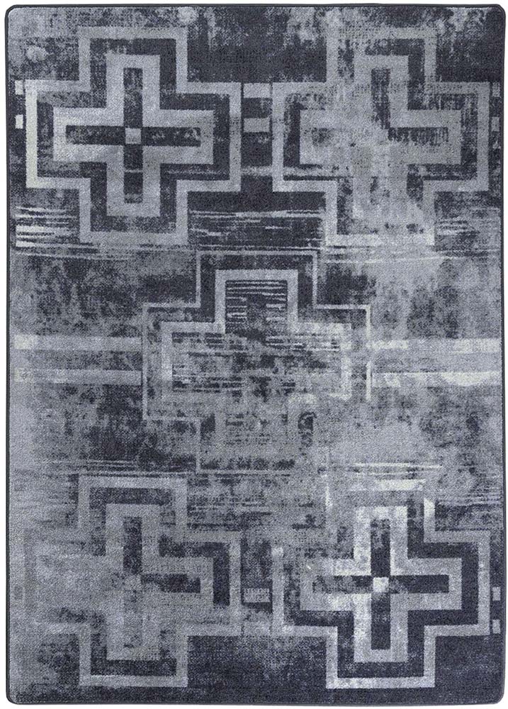 Southwestern Boho Western Gray Rug
