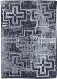 Southwestern Boho Western Gray Rug
