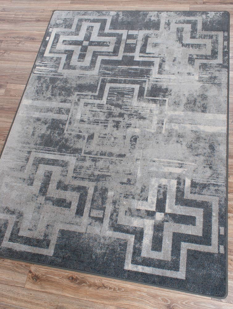 Southwestern Boho Western Gray Rug