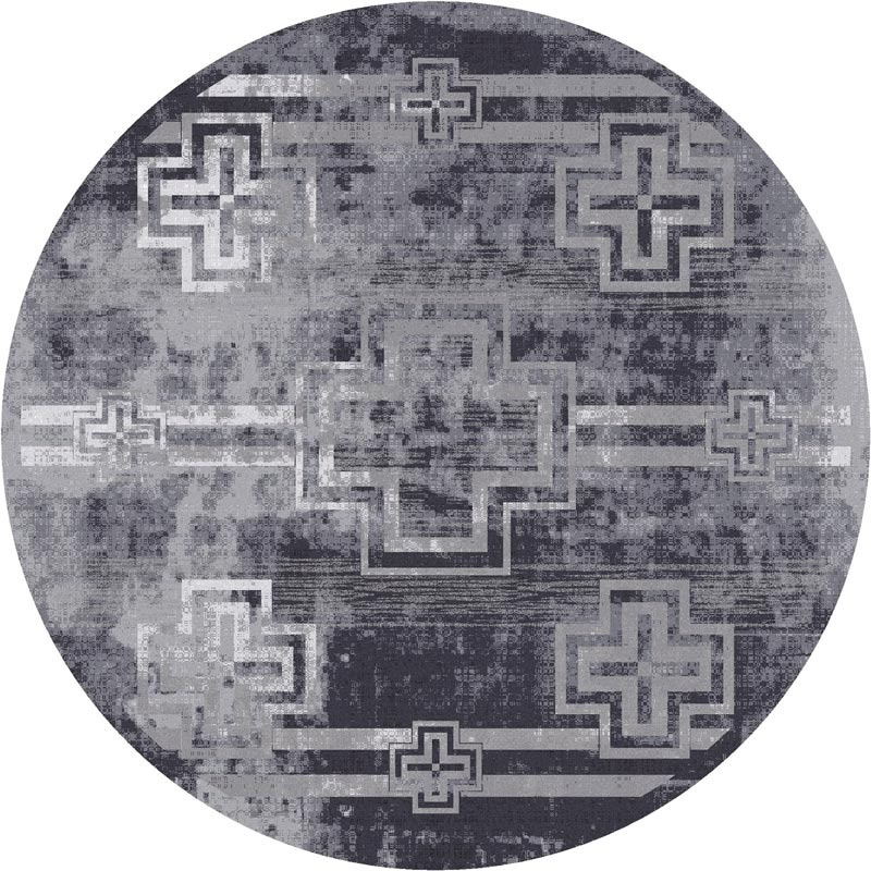 Southwestern Boho Western Gray Rug