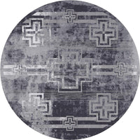 Southwestern Boho Western Gray Rug