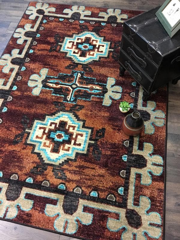 Badlands Rust American Dakota Rug