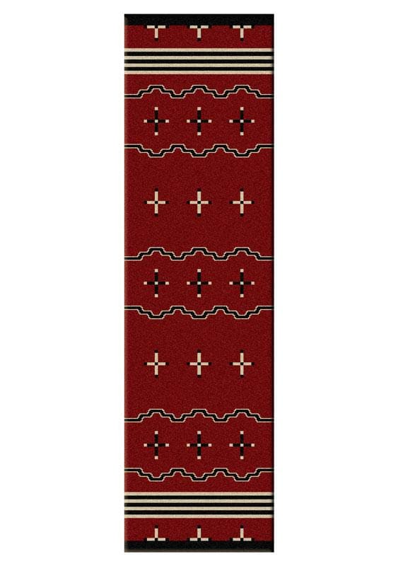 Big Chief - Red Trading Post Rug