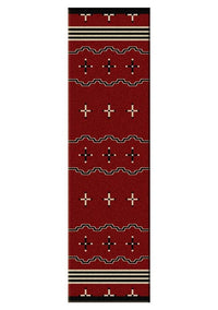 Big Chief - Red Trading Post Rug