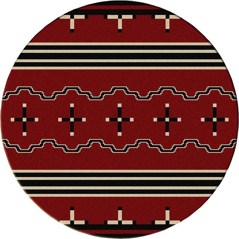 Big Chief - Red Trading Post Rug