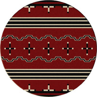 Big Chief - Red Trading Post Rug