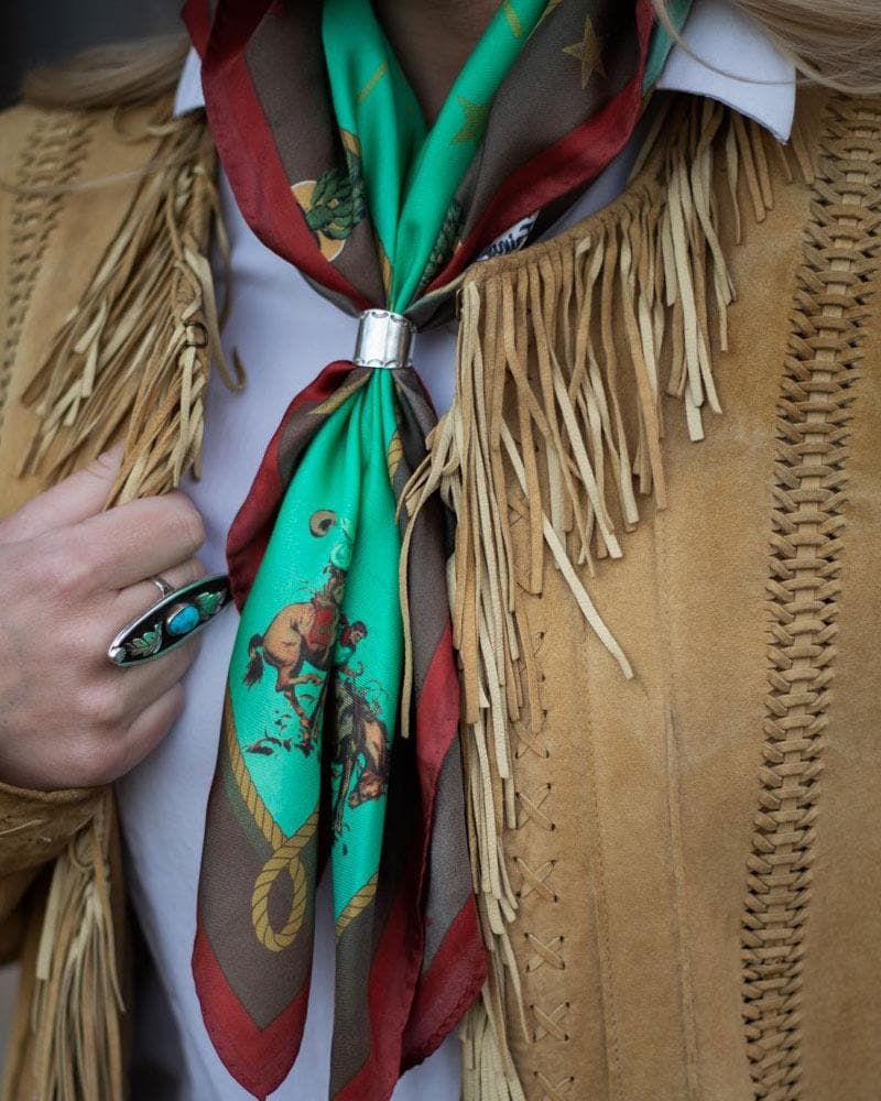 The Mint Fringe Scarves | Cowboy Wild Rags