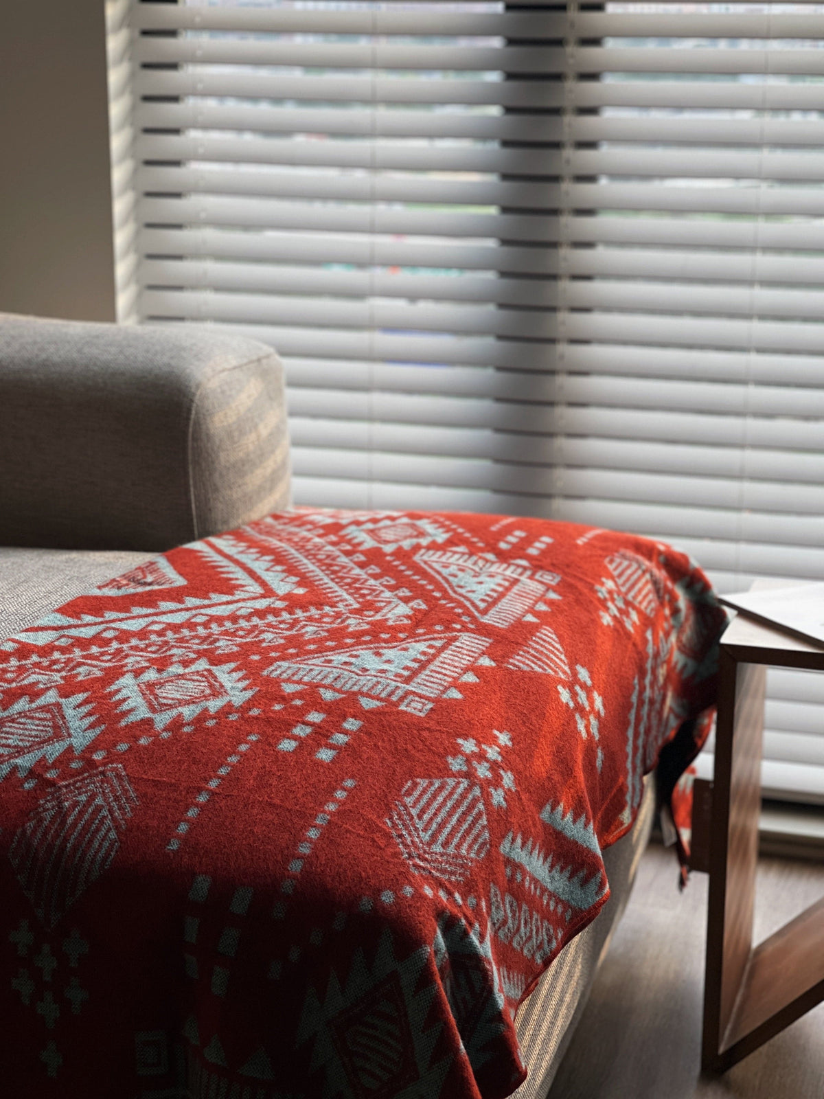 Quito Throw - Rust Orange