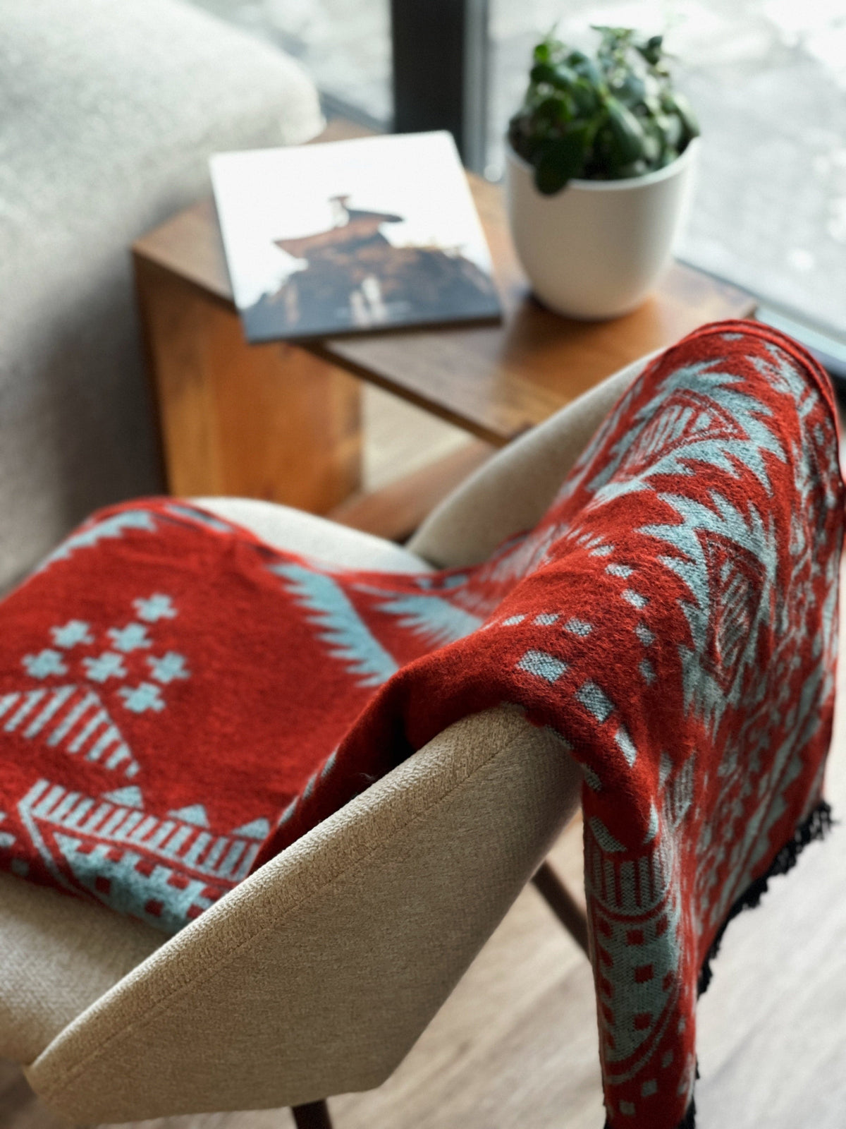 Quito Throw - Rust Orange