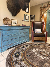 Barrel - Worn Saddle American Dakota Rug