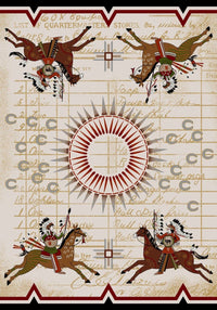 Battle Records Native American Rug