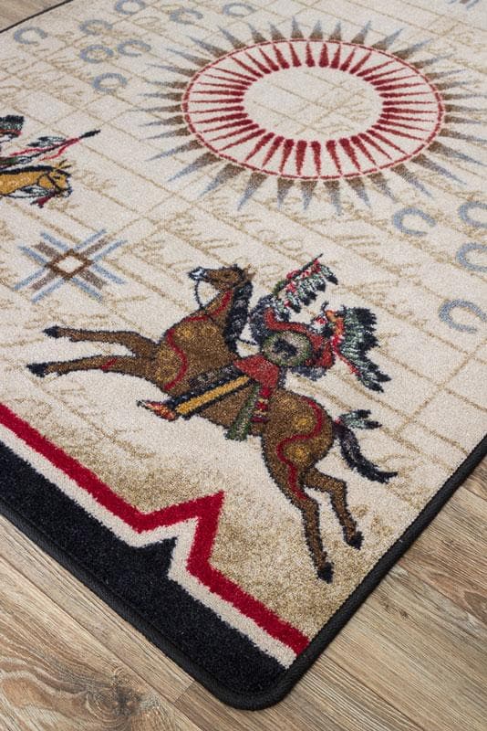 Battle Records Native American Rug