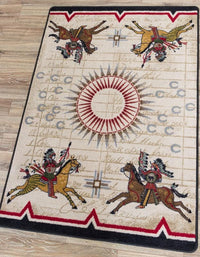 Battle Records Native American Rug